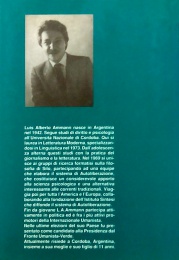 Contraportada de Autoliberación, edición italiana. Edicril Coop., Firenze, 1991.